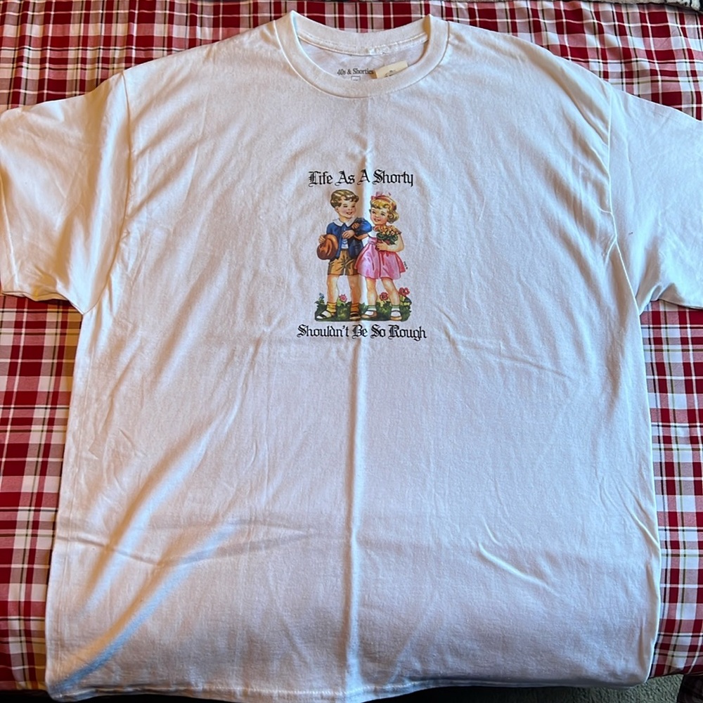 40s & Shorties White t shirt XL